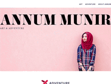 Tablet Screenshot of annum-munir.com
